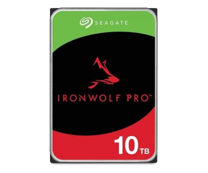 Dysk HDD Seagate IRONWOLF PRO CMR 10TB 7200obr. 256MB
